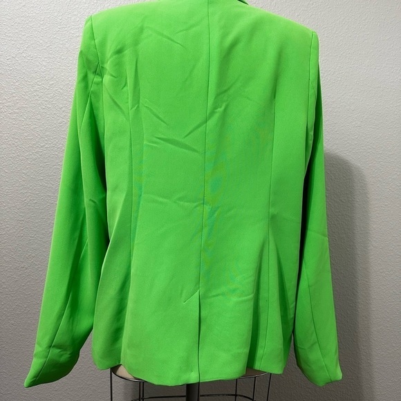 Mistress Rocks ‘Business as usual’ oversized blazer jacket in Neon Green. Size S - Picture 6 of 6